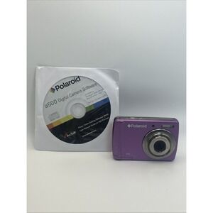 Polaroid a500 Purple Digicam 5.1MP f/2.8 8.5mm Lens w/ Original Software CD